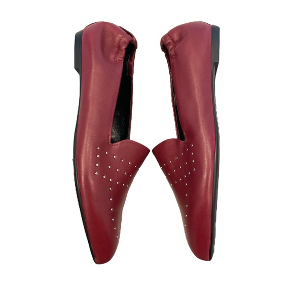 AGL Studded Pointy Toe Moc in Purple Leather - Size 5.5 - Picture 7 of 8